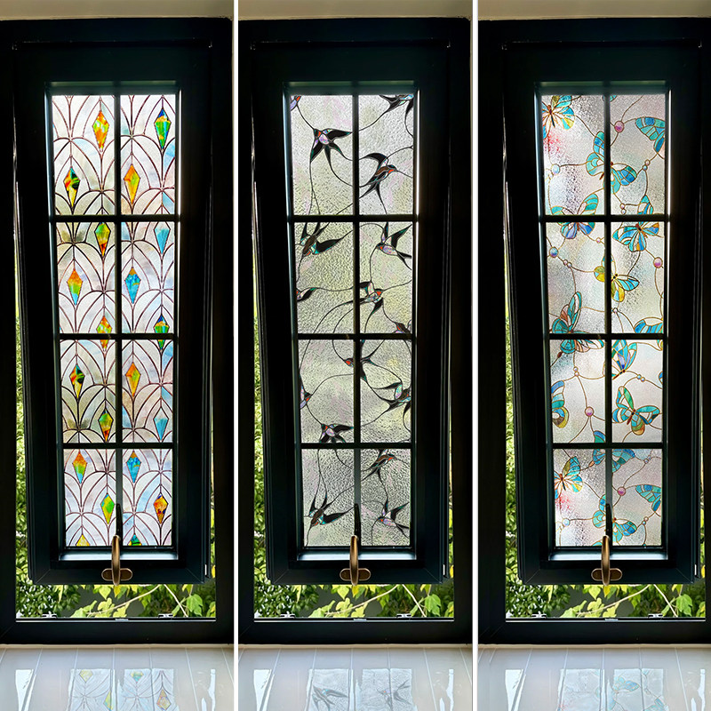 凡菲法式复古窗户贴纸洗手间门蒂凡尼玻璃贴膜欧式彩绘浮雕装饰画,家居饰品,玻璃膜/贴,淘宝优惠券,粉丝福利购,淘宝优惠卷