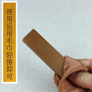 纯紫铜镇尺压纸压纸压宣纸创意镇尺金属实心紫铜镇纸学生文房四宝