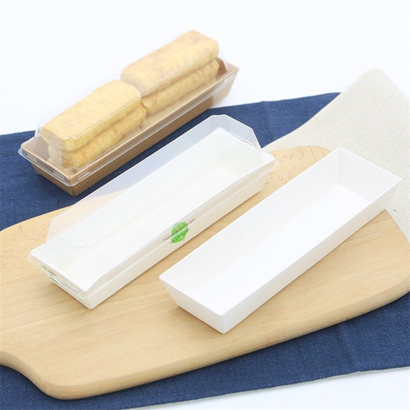 烘焙包装纸塑盒 长条小西点蛋糕纸托盒 透明塑料盖 分体盒 长方形,厨房/烹饪用具,其它烘焙器具,淘宝优惠券,粉丝福利购,淘宝优惠卷