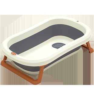 papahoney婴儿洗澡盆浴盆宝宝折叠大号浴桶小孩新生儿童家用用品