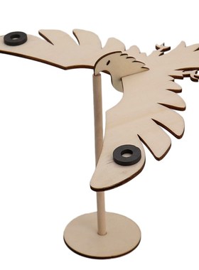 平衡鹰重力鸟桌面动态会动的木质悬停悬浮摆件老鹰玩具不倒翁物理