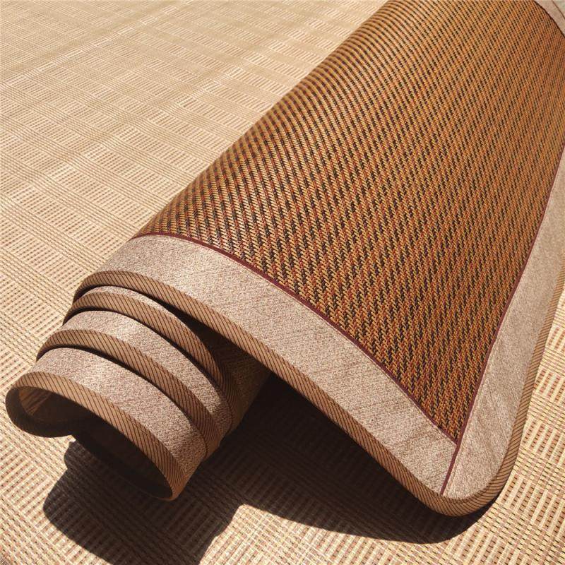 凉席1.1米宽上下床藤席1.6*2.0冰丝凉席1.4腾席子夏天双面家用1米