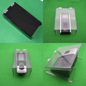 指纹翻盖门禁防雨罩安居宝可视门铃防水盒指纹锁防雨罩中控防水盒