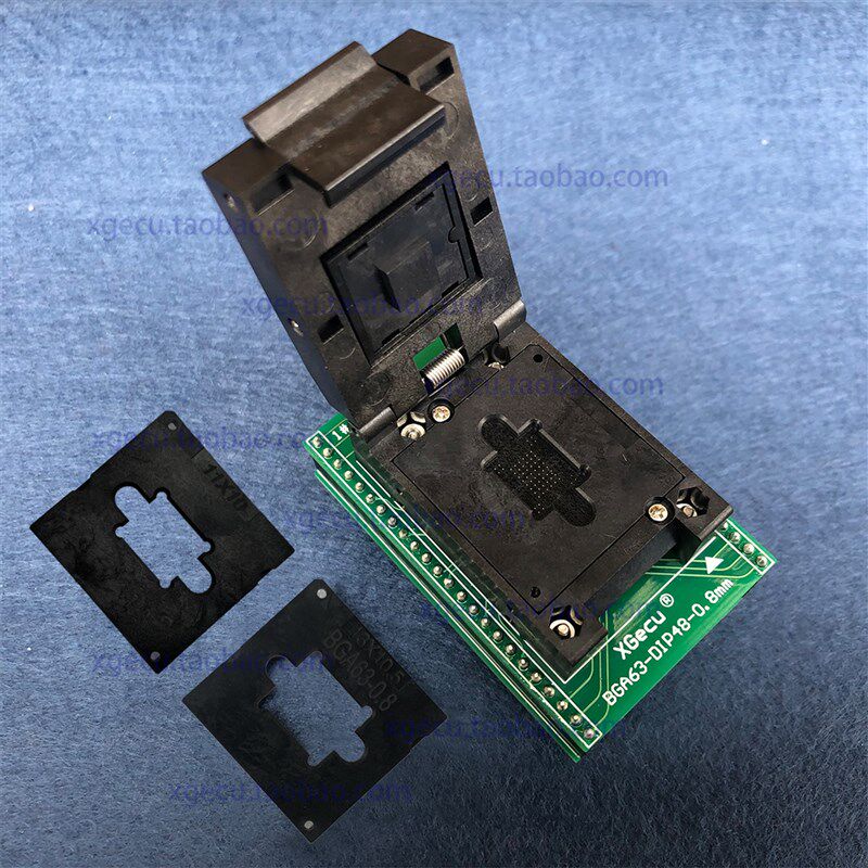 BGA63-DIP48 XGecu T56编程器  BGA63适配器 烧录座ADP-BGA63-0.8