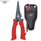 全钢精铸加长钓鱼钳子多功能路亚钳摘钩剪鱼线工具便携鱼具