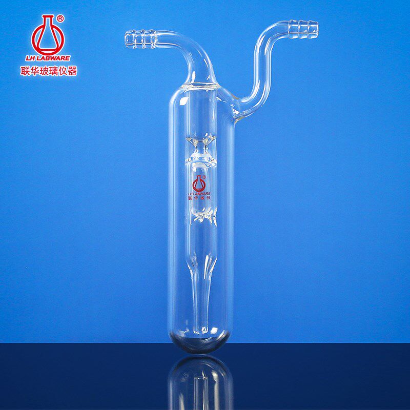 防倒吸  鼓泡器   圆底 油泡器 联华玻璃仪器   LH-212
