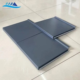 横装金属瓦:搭叠瓦平板瓦叠搭板锁扣板 铝合金铝镁锰 阶梯屋面板