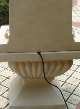 欧式落地循环流水喷水池庭院花园门厅阳台水景摆设天使小喷泉摆件