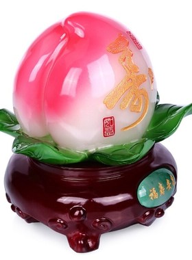 寿桃摆件送爷爷奶奶老人长辈607080过寿祝寿贺寿大寿礼品生日礼物