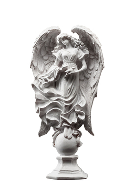 欧式复古少女小天使人物艺术摆件工艺品石膏雕像模型装饰品摆设