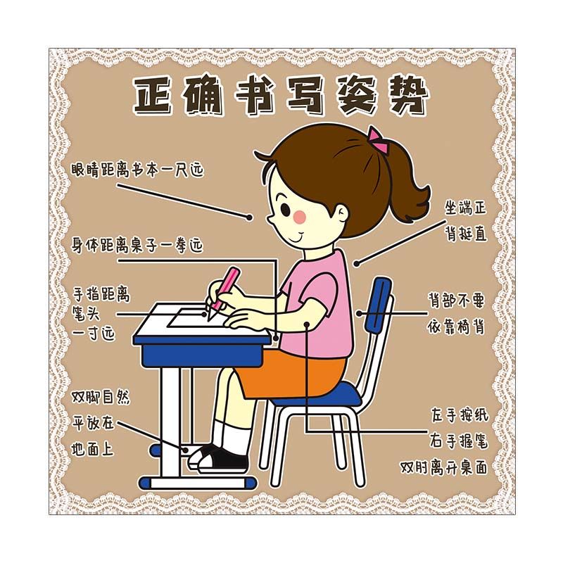 我要上小学主题墙环创布置握笔书写姿势系红领巾我心中的小学墙贴,家居饰品,文化墙贴,淘宝优惠券,粉丝福利购,淘宝优惠卷