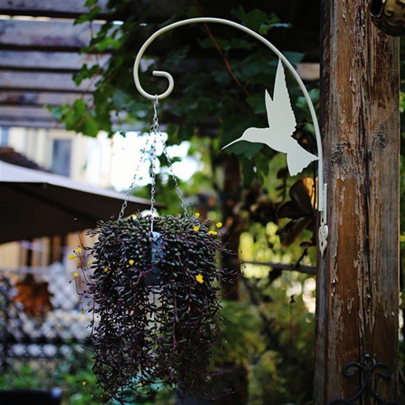 如意蜂鸟垂吊花盆挂架民宿咖啡厅门头装饰侧招庭院花园壁挂支架,鲜花速递/花卉仿真/绿植园艺,花架,淘宝优惠券,粉丝福利购,淘宝优惠卷