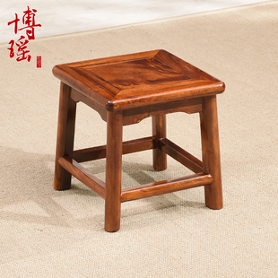 百年老樟木原木凳子小方凳明式儿童凳子休闲小凳子全实木方凳矮凳