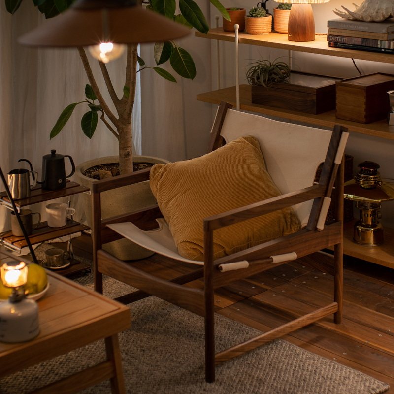 MUMO木墨 林栖椅阳台家用休闲实木餐椅沙滩椅子,住宅家具,阳台椅,淘宝优惠券,粉丝福利购,淘宝优惠卷