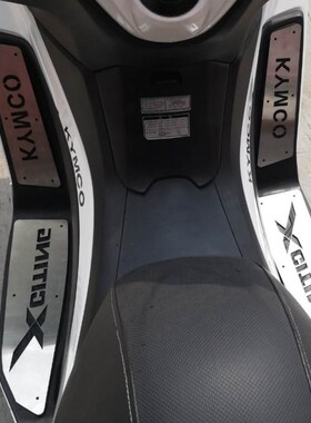 光阳赛艇S350250i\300Ii\400i不锈钢侧脚踏垫脚踏板装饰改装件