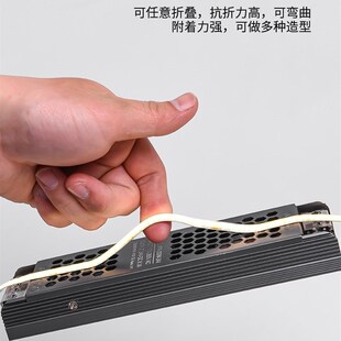 低压cob灯带12v 饰线形灯铝槽广告酒柜柔性 24v自粘超薄软灯条装