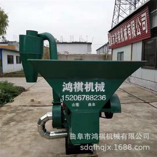 阳东县大型草料花生秧粉碎机价格花生秧粉糠粉碎机自动进料粉碎机