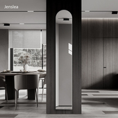 超窄无框全身镜贴墙家用客厅壁挂式 全身镜落地全身镜防爆自粘镜子