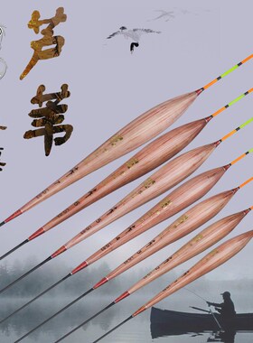龙众芦苇浮漂加粗醒目轻口鲫鱼漂高灵敏底钓鲤鱼浮标行程漂底钓漂