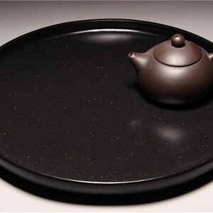 精品原石金星歙砚茶盘茶台 干泡  砚台茶盘茶海托盘端砚文房用品