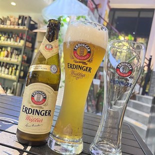 艾丁格小麦杯子500ml300爱丁格啤酒玻璃杯玻璃杯精致造型酒具加厚