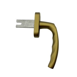 HOPO好博拨叉方轴执手纱窗把手白色断桥窗户平开窗AH25窗纱一体