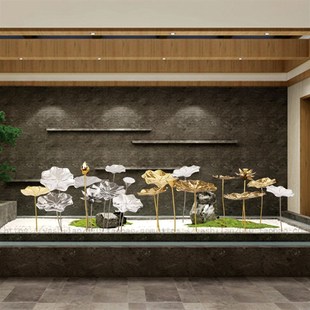 室内户外造景植物花卉金属不锈钢铁艺摆件装置艺术陈设厂家定制做