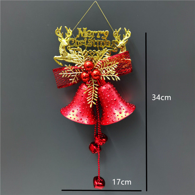 圣诞节装饰品金色蝴蝶结铃铛门挂酒店大堂花环吊饰前台橱窗挂饰,节庆用品/礼品,圣诞装饰品,淘宝优惠券,粉丝福利购,淘宝优惠卷