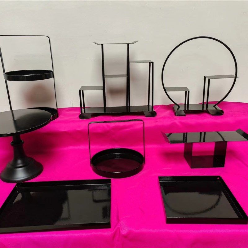 新中式铁艺甜品台展示架一套茶歇甜品台亮面甜品台展示架摆台摆件,节庆用品/礼品,甜品台装饰,淘宝优惠券,粉丝福利购,淘宝优惠卷