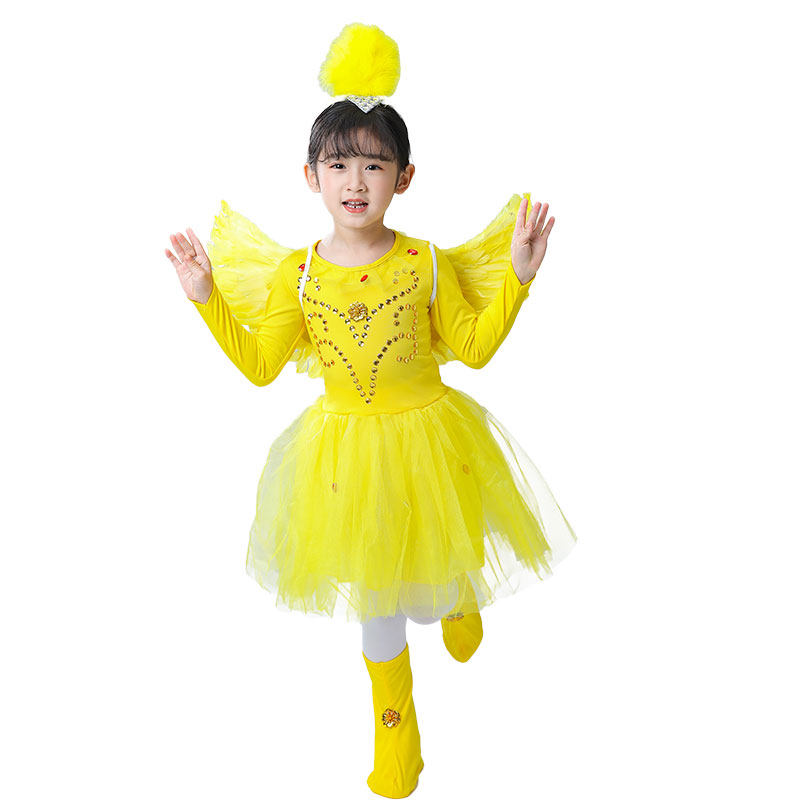 六一儿童动物演出服女童小鸡也疯狂舞台装幼儿小鸟表演服装带翅膀,童装/婴儿装/亲子装,儿童演出服,淘宝优惠券,粉丝福利购,淘宝优惠卷