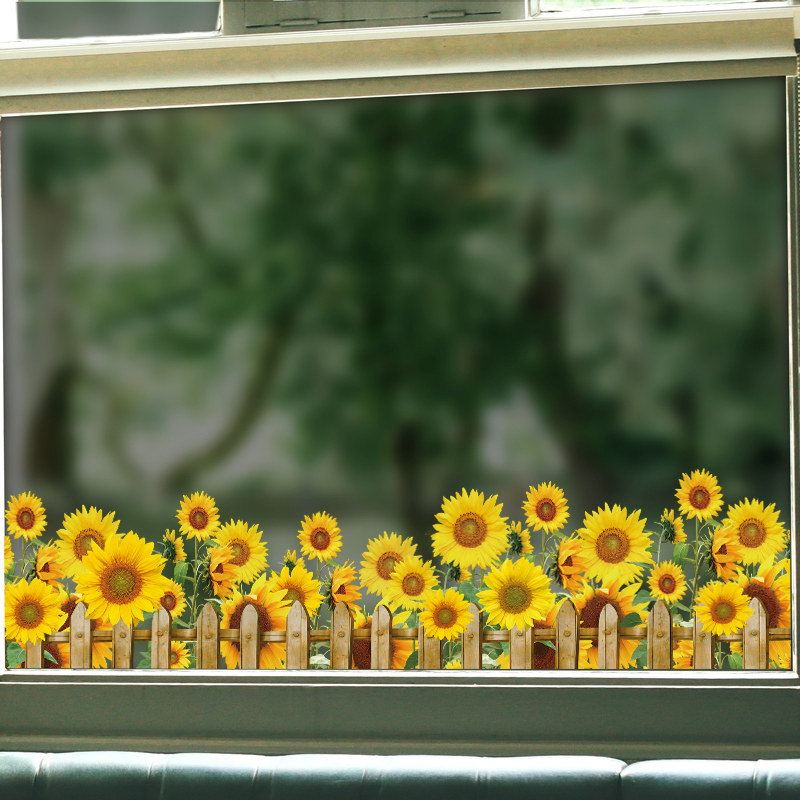 玻璃门贴纸窗户窗贴卧室房间防水自粘客厅橱窗装饰布置踢脚线腰线,家居饰品,软装墙贴,淘宝优惠券,粉丝福利购,淘宝优惠卷