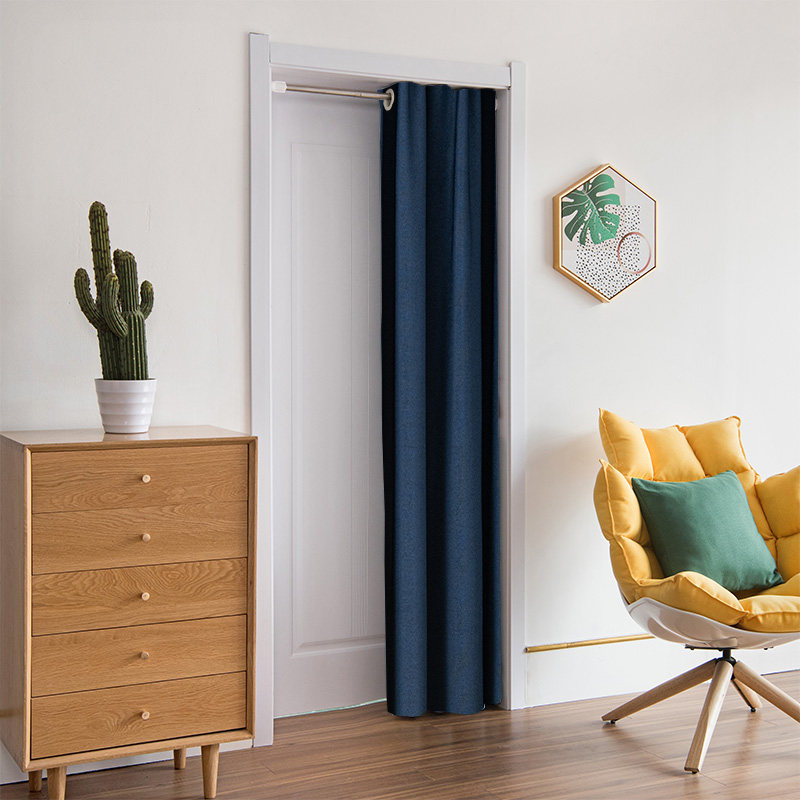 门帘布艺隔断帘空调家用免打孔卧室北欧简约遮光卫生间厨房防油烟,居家布艺,门帘,淘宝优惠券,粉丝福利购,淘宝优惠卷