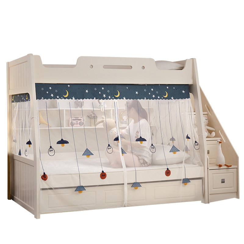 子母床1.5米上下铺梯形高低床1.2米双层儿童床1.35家用上下床蚊帐,床上用品,蚊帐,淘宝优惠券,粉丝福利购,淘宝优惠卷