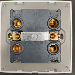 45A大功率开关面板86型双刀双断安电源双极带指示灯开关电流插座