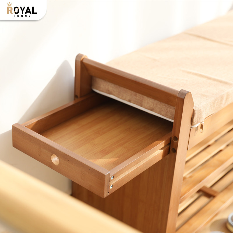 实木换鞋凳收纳凳子鞋柜北欧棕色软包坐垫鞋架家用进门抽屉试鞋凳,住宅家具,换鞋凳,淘宝优惠券,粉丝福利购,淘宝优惠卷