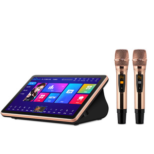 18.5寸便携式功放点歌机一体机 家用卡拉OK点唱机家庭KTV点歌台