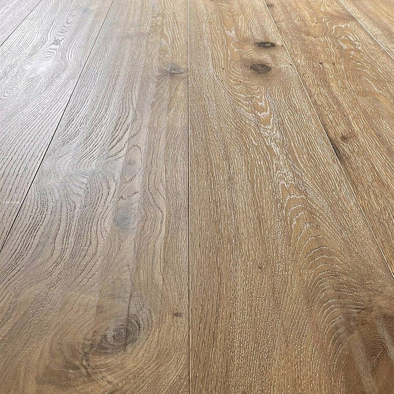 1.9米烟熏色3.0橡木真三层实木复合大地板enf级环保锁扣地热暖