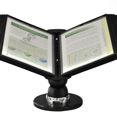 装得翻页文件架A4文件展示架活页挂式文件架多页展示架多页菜单薄