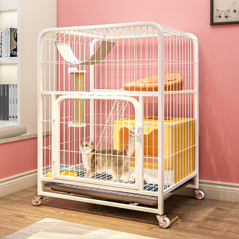 猫笼子家用室内超大自由空间厕所一体猫舍猫咪笼猫窝猫屋两层别墅,宠物/宠物食品及用品,猫笼子/猫别墅,淘宝优惠券,粉丝福利购,淘宝优惠卷