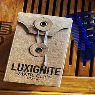 张袁记LUXIGNITE发泥造型无味无香型強定型自然蓬松哑光发蜡背头