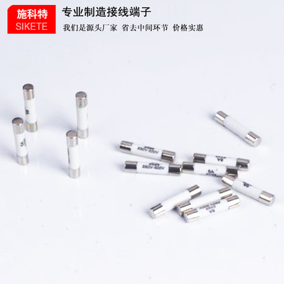 R055 熔断器 保险丝 5x25mm 250V 陶瓷管 熔芯 0.5A-20A 熔断管