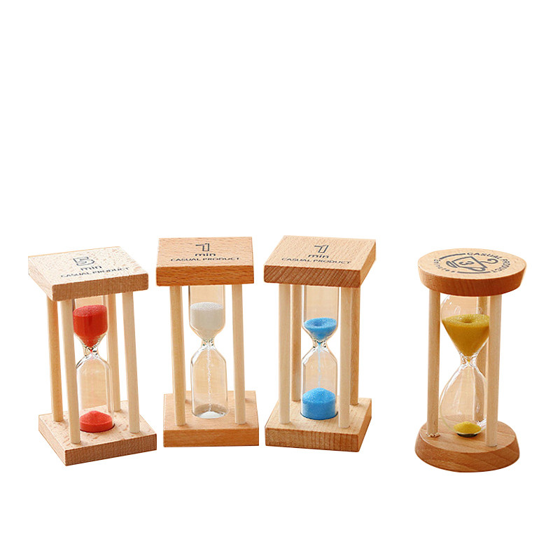 沙漏计时器儿童1/3/5/10分钟漏沙创意刷牙家居流沙瓶榉木海沙刻字,家居饰品,装饰摆件,淘宝优惠券,粉丝福利购,淘宝优惠卷