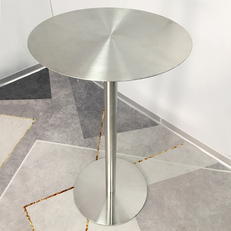 不锈钢高脚桌圆桌小吧台吧桌酒吧高台网红阳台商用奶茶店桌椅组合,住宅家具,不锈钢/PVC餐桌,淘宝优惠券,粉丝福利购,淘宝优惠卷