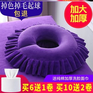 按摩枕头有洞美容院趴趴枕脸垫睡觉专用床上哺乳期防压胸枕趴脸用