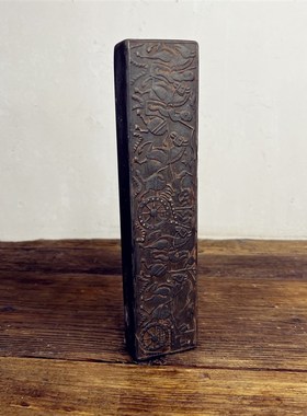 中式复古汉砖雕刻车马图画像砖非遗金石传拓文房镇纸镇尺研学拓片