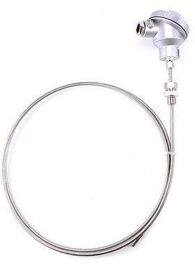 铠装热电阻 WZPK2-335 PT100 5mm L=5000mm -200-250 M14*1.5