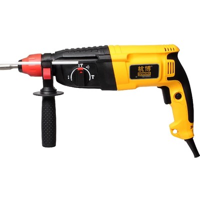 杭博20 24 26轻型电锤三功能冲击钻工业级大功率家装吊顶水电安装