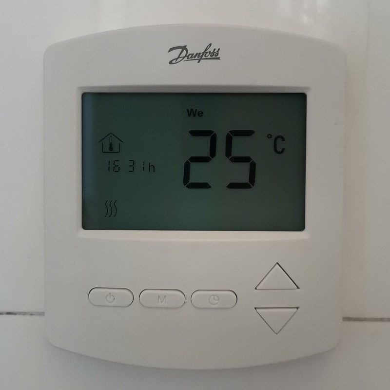 丹佛斯Danfoss水电地暖可编程温控器EFIT440水暖电暖地热开关面板