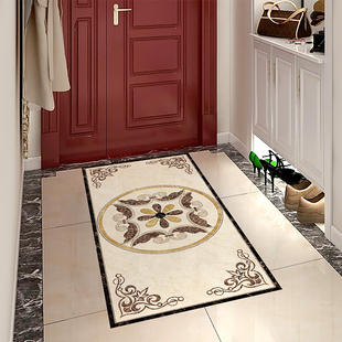 地砖贴纸玄关地板贴画墙贴进门门口装饰加厚自粘防水地面瓷砖耐磨