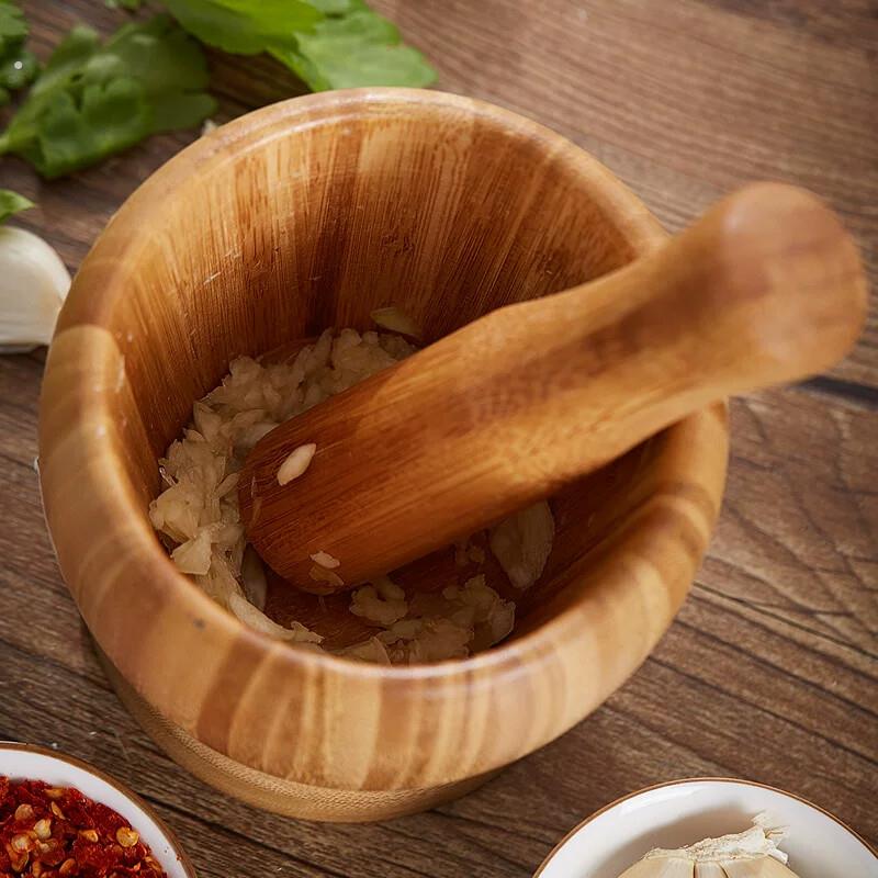 舂桶实木傣族舂鸡脚家用捣蒜研磨舂菜神器整木舂臼罐辣椒舂筒舂钵